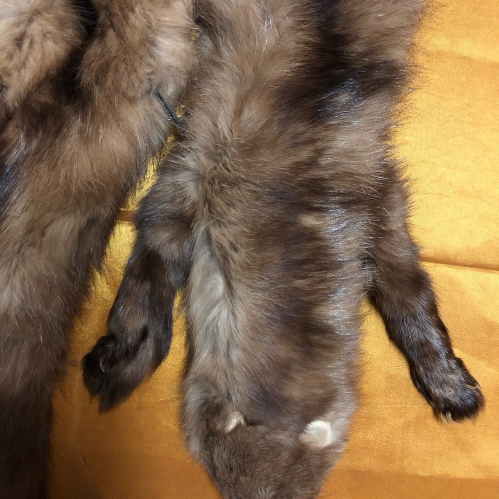 Elegant Brown Fur/Mink Collar - Picture 11 of 12